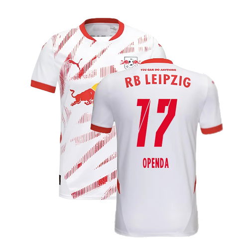 2024-2025 Red Bull Leipzig Home Shirt (Openda 17)