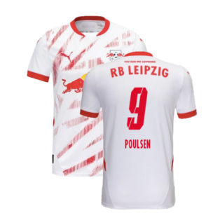 2024-2025 Red Bull Leipzig Home Shirt (Poulsen 9)