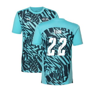 2024-2025 Red Bull Leipzig Pre-Match SS Shirt (Aqua) (Raum 22)