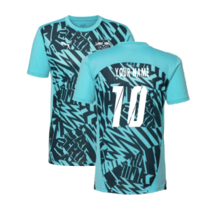 2024-2025 Red Bull Leipzig Pre-Match SS Shirt (Aqua)