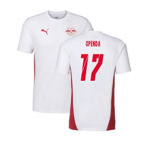 2024-2025 Red Bull Leipzig Training Shirt (White) (Openda 17)