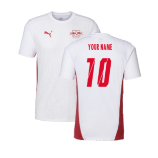 2024-2025 Red Bull Leipzig Training Shirt (White) (Your Name)
