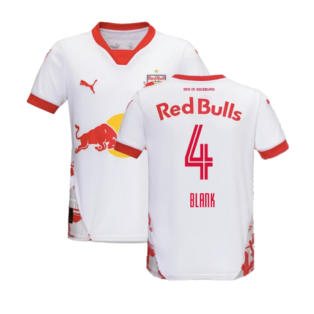 2024-2025 Red Bull Salzburg Home Shirt (Kids) (Blank 4)