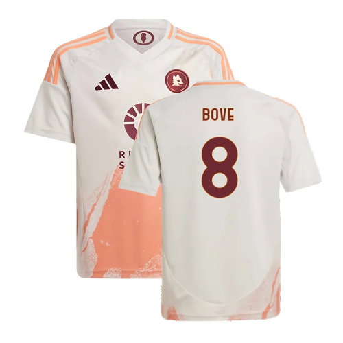 2024-2025 Roma Away Shirt (Kids) (Bove 8)