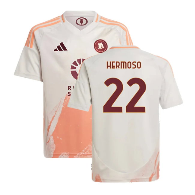 2024-2025 Roma Away Shirt (Kids) (Hermoso 22)