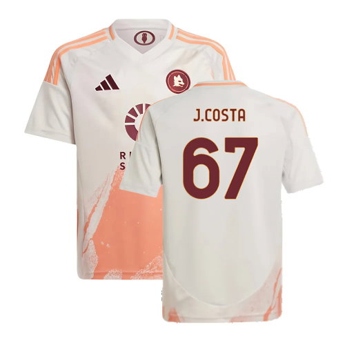 2024-2025 Roma Away Shirt (Kids) (J.Costa 67)