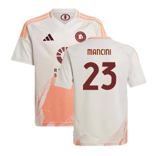 2024-2025 Roma Away Shirt (Kids) (Mancini 23)