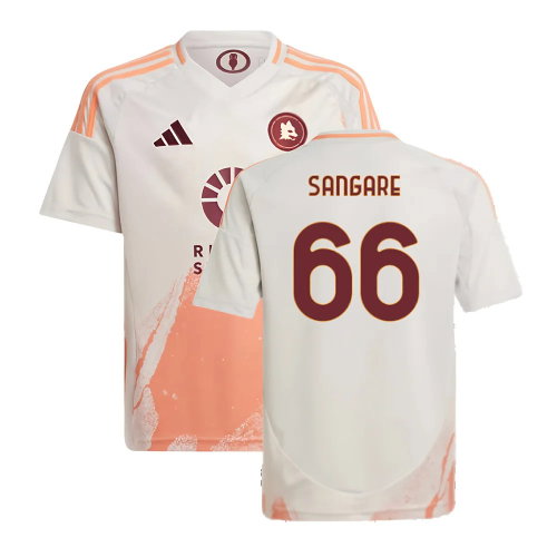 2024-2025 Roma Away Shirt (Kids) (Sangare 66)