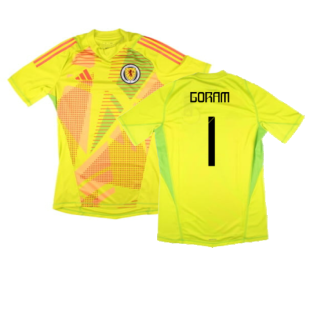 2024-2025 Scotland Home Goalkeeper Shirt (Yellow) (Goram 1)