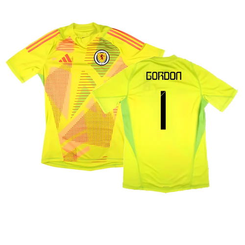 2024-2025 Scotland Home Goalkeeper Shirt (Yellow) (Gordon 1)