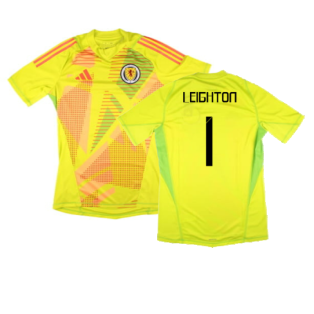 2024-2025 Scotland Home Goalkeeper Shirt (Yellow) (Leighton 1)