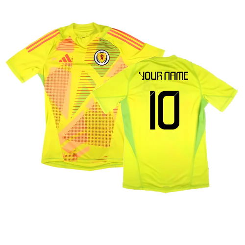 2024-2025 Scotland Home Goalkeeper Shirt (Yellow) (Your Name)