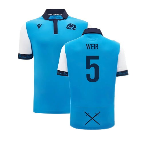 2024-2025 Scotland Rugby Away SS Cotton Shirt (Kids) (Weir 5)