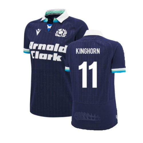 2024-2025 Scotland Rugby Home Poly Replica Shirt (Womens) (Kinghorn 11)