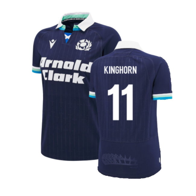 2024-2025 Scotland Rugby Home Poly Replica Shirt (Womens) (Kinghorn 11)