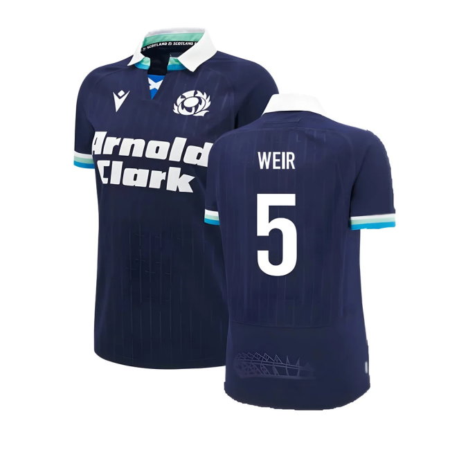 2024-2025 Scotland Rugby Home Poly Replica Shirt (Womens) (Weir 5)