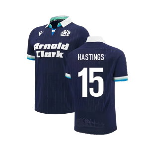 2024-2025 Scotland Rugby Home Replica Shirt (Kids) (Hastings 15)