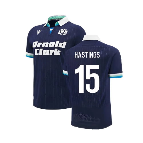 2024-2025 Scotland Rugby Home Replica Shirt (Kids) (Hastings 15)