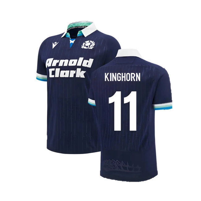 2024-2025 Scotland Rugby Home Replica Shirt (Kids) (Kinghorn 11)