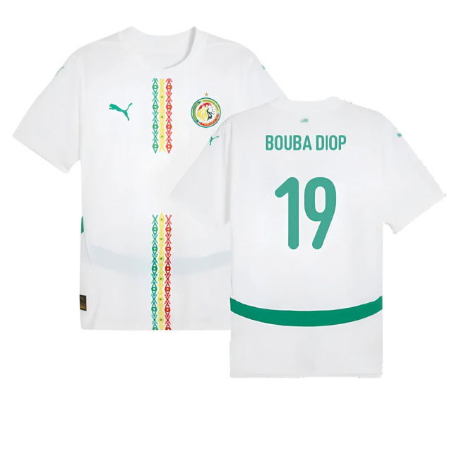 2024-2025 Senegal Home Shirt (Bouba Diop 19)