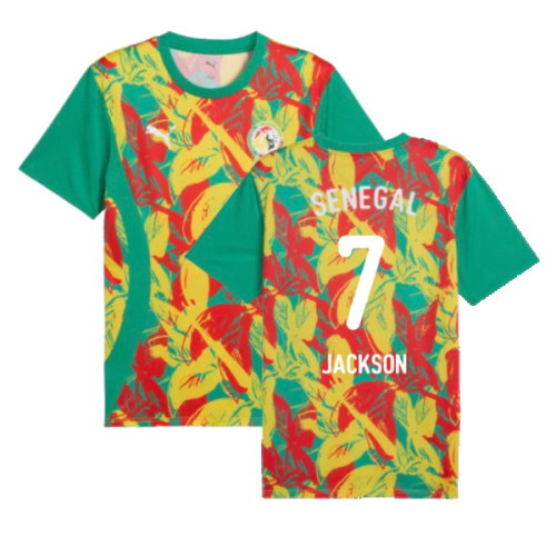 2024-2025 Senegal Prematch SS Jersey (Green) (Jackson 7)