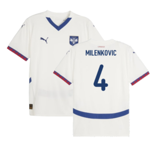 2024-2025 Serbia Away Shirt (Milenkovic 4)