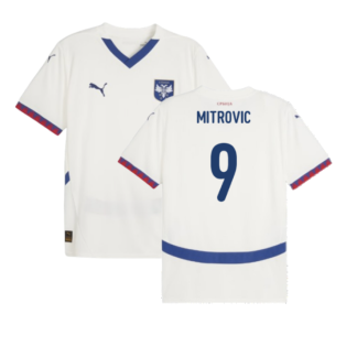 2024-2025 Serbia Away Shirt (Mitrovic 9)
