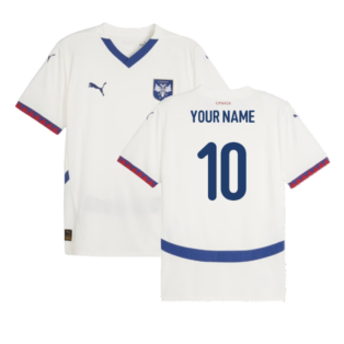 2024-2025 Serbia Away Shirt (Your Name)