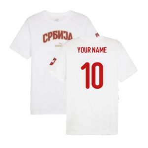2024-2025 Serbia FtblIcons Tee (White)