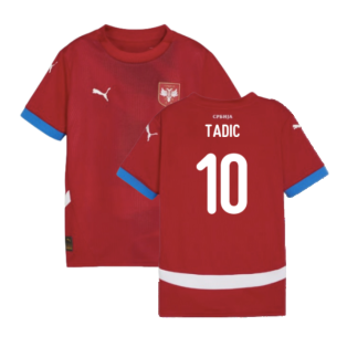 2024-2025 Serbia Home Shirt (Kids) (Tadic 10)