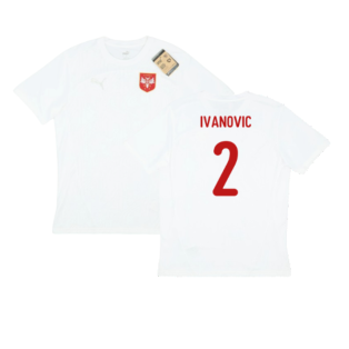 2024-2025 Serbia Training Jersey (White) (Ivanovic 2)