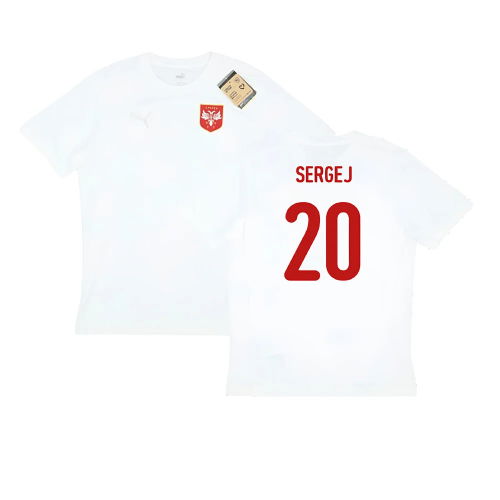 2024-2025 Serbia Training Jersey (White) (Sergej 20)