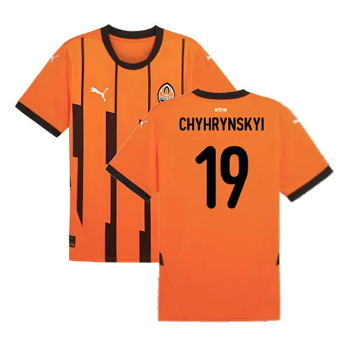 2024-2025 Shakhtar Donetsk Home Shirt (Chyhrynskyi 19)