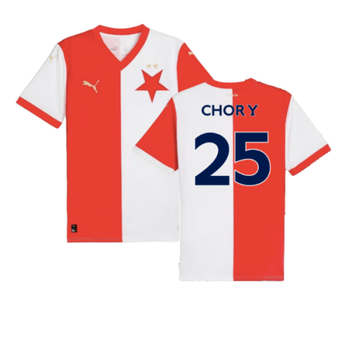 2024-2025 SK Slavia Prague Home Shirt (Chory 25)