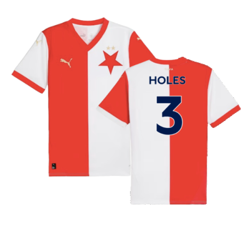 2024-2025 SK Slavia Prague Home Shirt (Holes 3)