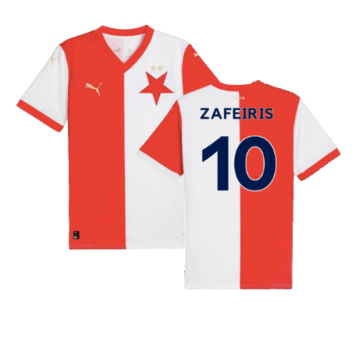 2024-2025 SK Slavia Prague Home Shirt (Zafeiris 10)