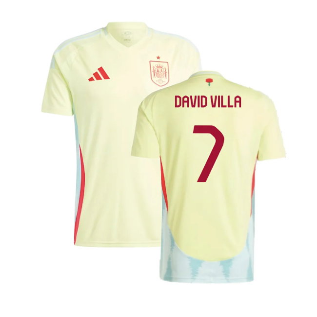2024-2025 Spain Away Shirt (David Villa 7)