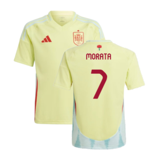 2024-2025 Spain Away Shirt (Kids) (Morata 7)
