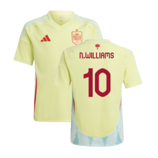 2024-2025 Spain Away Shirt (Kids) (N.Williams 10)