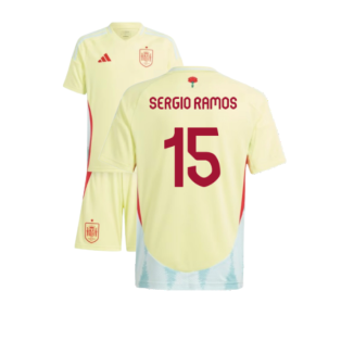 2024-2025 Spain Away Youth Kit (Sergio Ramos 15)