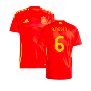 2024-2025 Spain Home Shirt (A.Iniesta 6)