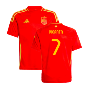 2024-2025 Spain Home Shirt (Kids) (Morata 7)