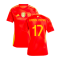 2024-2025 Spain Home Shirt (Ladies) (Lamine Yamal 17)