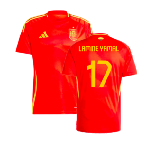 2024-2025 Spain Home Shirt (Lamine Yamal 17)