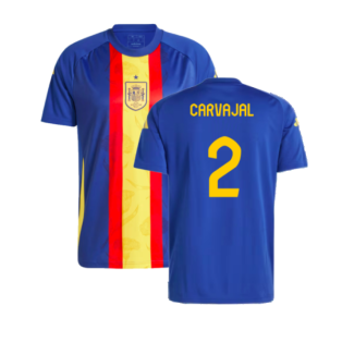 2024-2025 Spain Pre-Match Shirt (Victory Blue) (Carvajal 2)