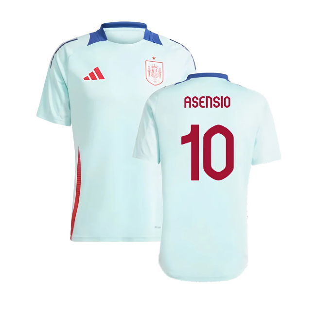 2024-2025 Spain Training Jersey (Halo Mint) (Asensio 10)