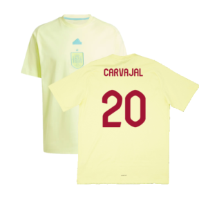 2024-2025 Spain Travel Tee (Yellow) (Carvajal 20)