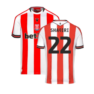 2024-2025 Stoke City Home Shirt (Shaqiri 22)