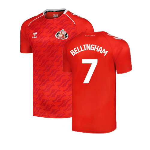 2024-2025 Sunderland Home Pre-Match Shirt (Red) (Bellingham 7) 2024-2025 Sunderland Home Pre-Match Shirt (Red) (Bellingham 7)