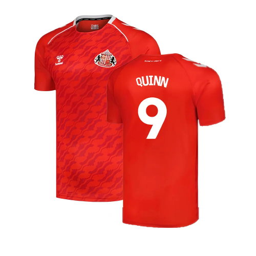 2024-2025 Sunderland Home Pre-Match Shirt (Red) (Quinn 9)